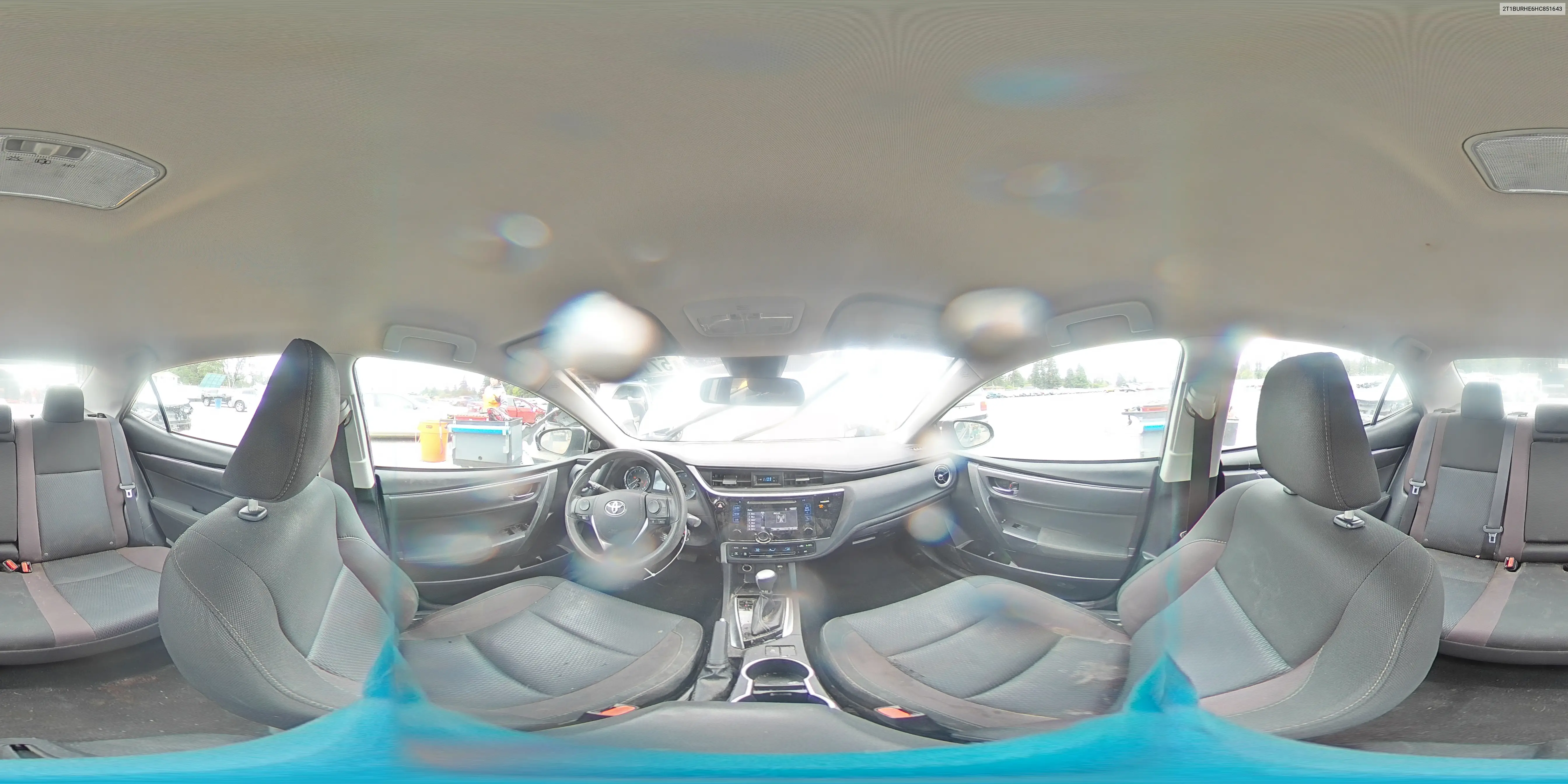 2017 Toyota Corolla L VIN: 2T1BURHE6HC851643 Lot: 57140965
