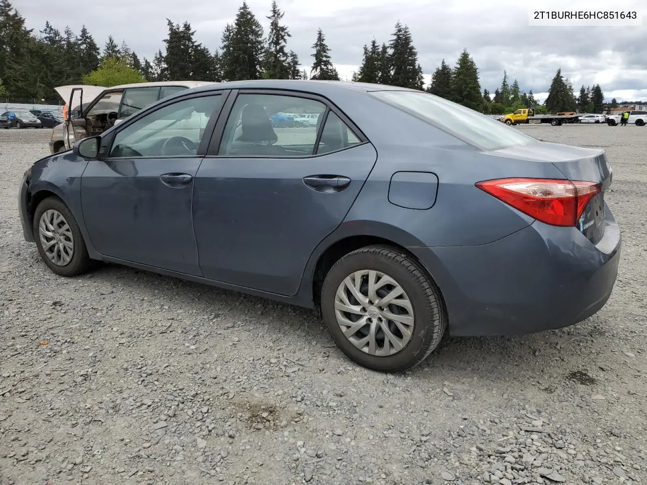 2017 Toyota Corolla L VIN: 2T1BURHE6HC851643 Lot: 57140965
