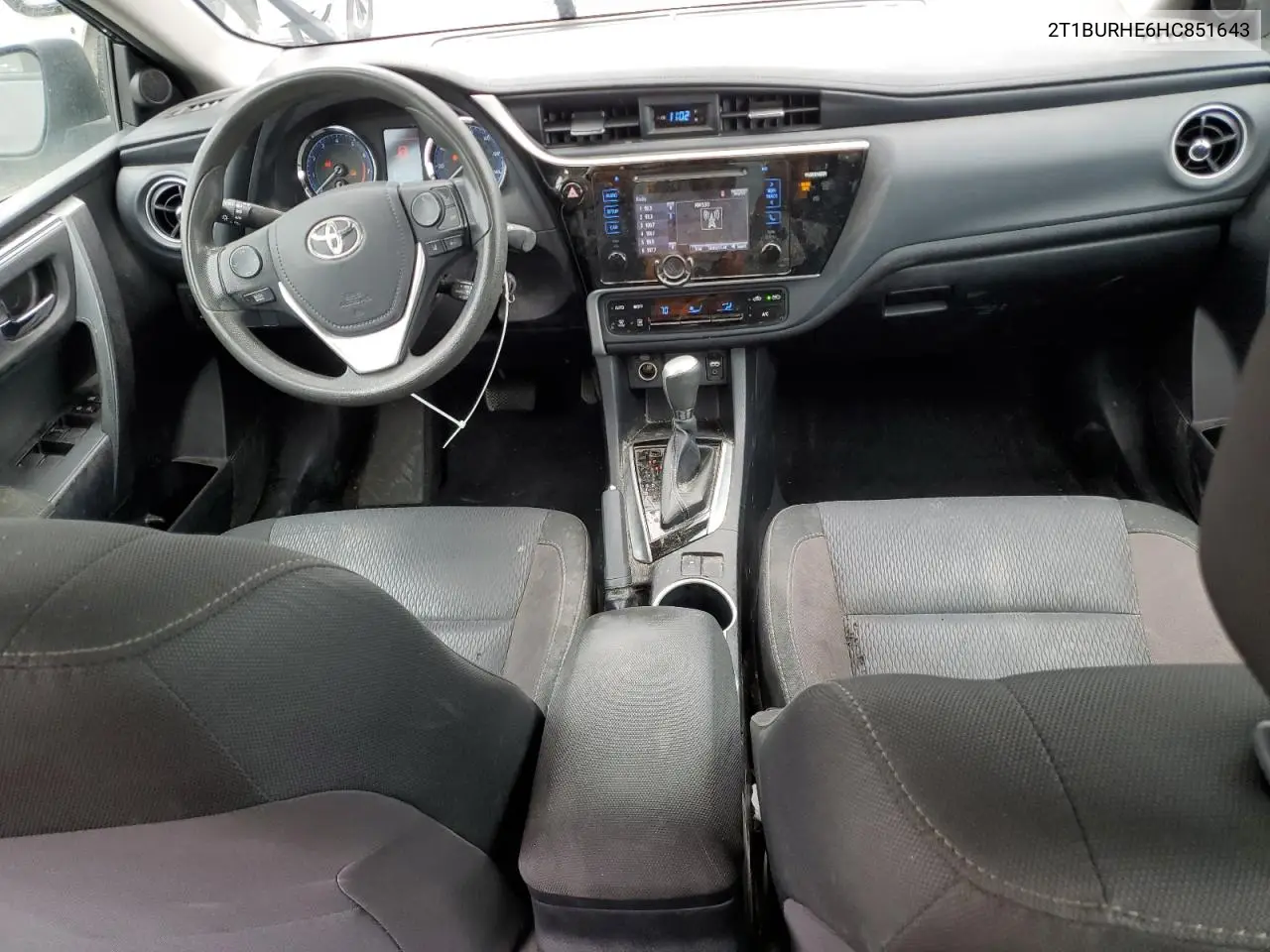 2017 Toyota Corolla L VIN: 2T1BURHE6HC851643 Lot: 57140965