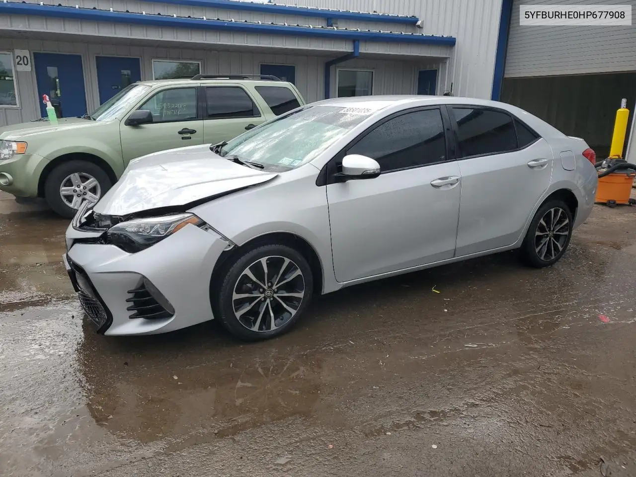 2017 Toyota Corolla L VIN: 5YFBURHE0HP677908 Lot: 58581035
