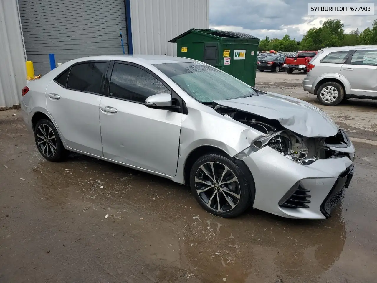 2017 Toyota Corolla L VIN: 5YFBURHE0HP677908 Lot: 58581035