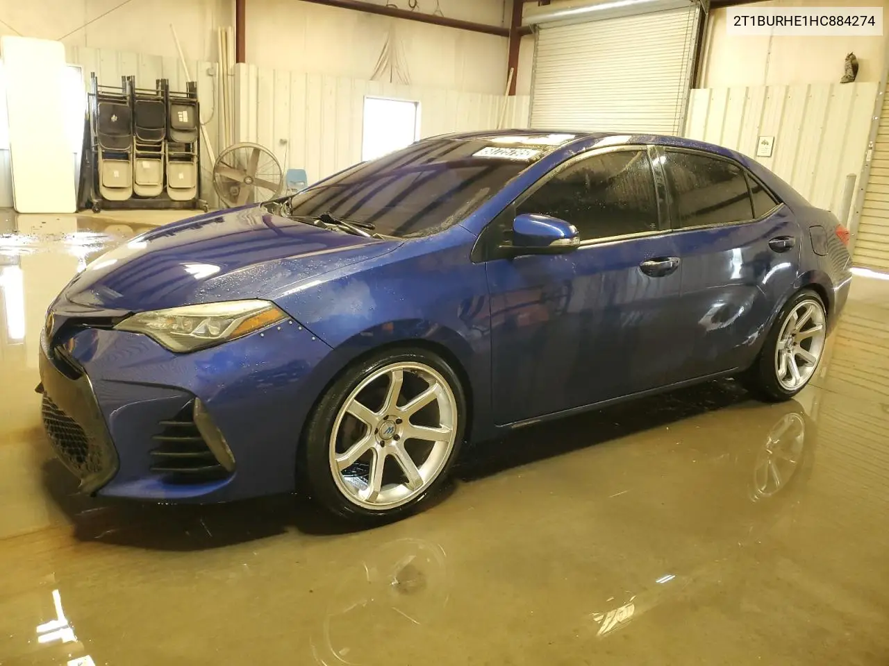 2017 Toyota Corolla L VIN: 2T1BURHE1HC884274 Lot: 58725795