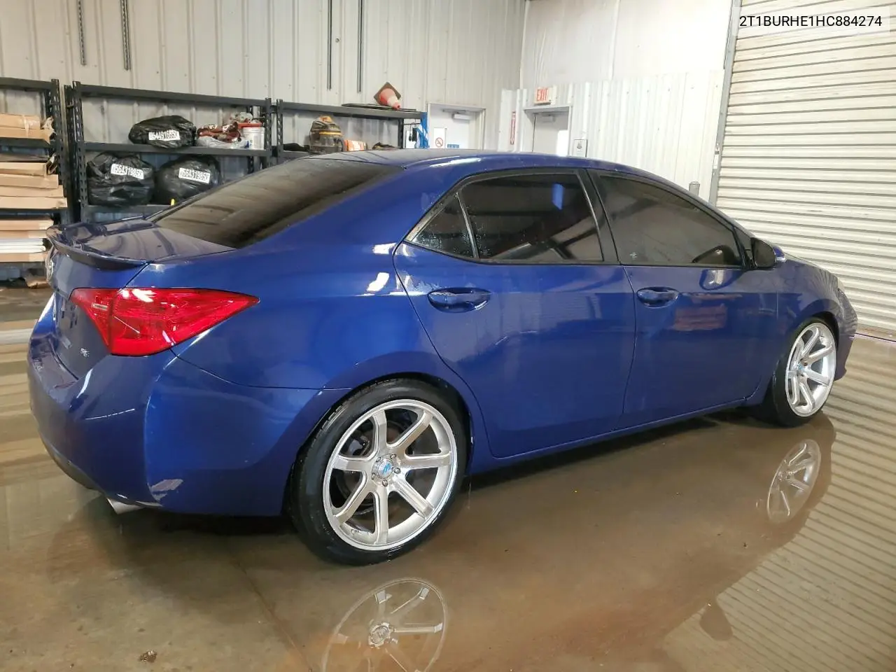2017 Toyota Corolla L VIN: 2T1BURHE1HC884274 Lot: 58725795