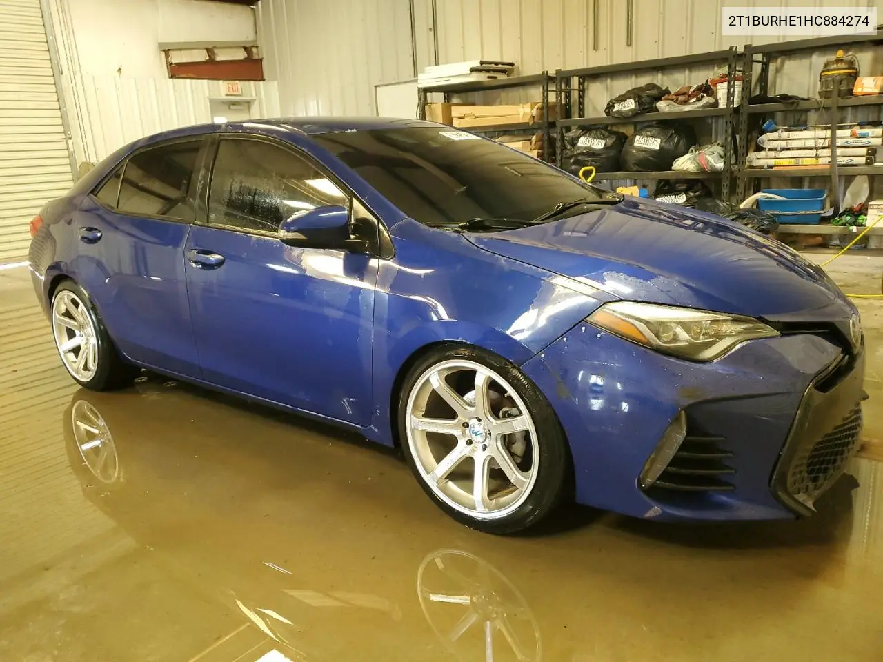 2017 Toyota Corolla L VIN: 2T1BURHE1HC884274 Lot: 58725795