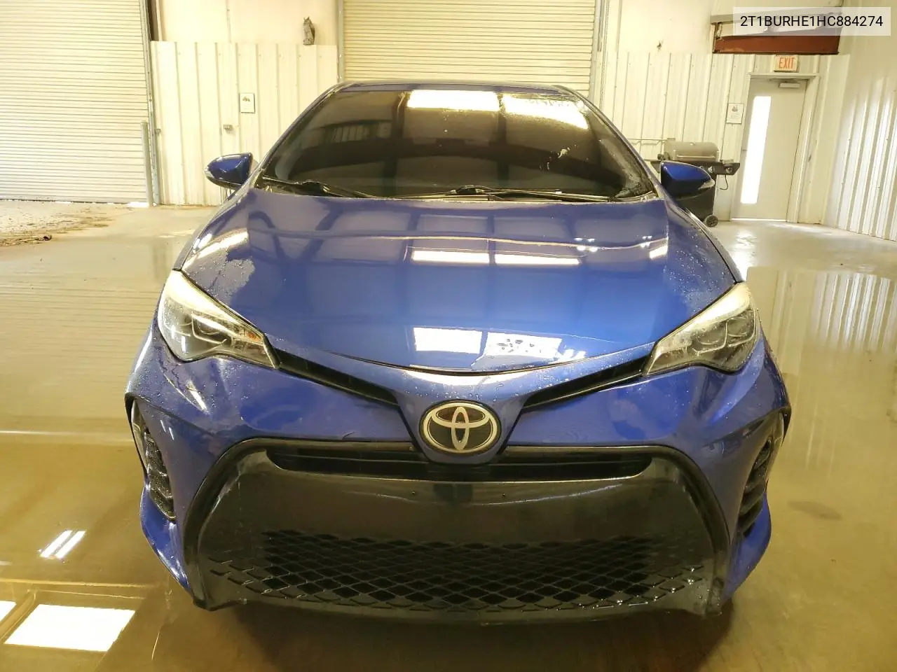 2017 Toyota Corolla L VIN: 2T1BURHE1HC884274 Lot: 58725795