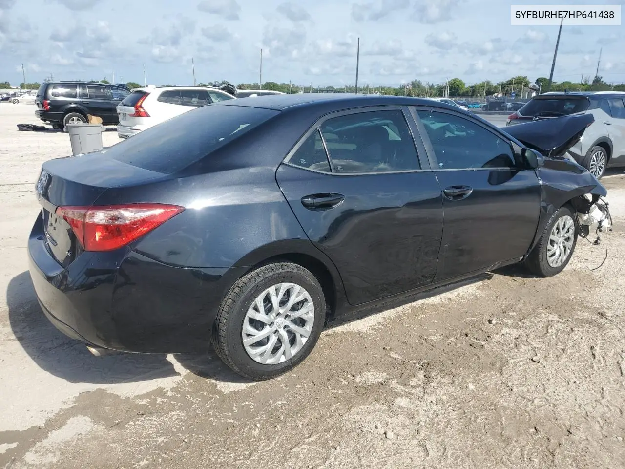 2017 Toyota Corolla L VIN: 5YFBURHE7HP641438 Lot: 59123745