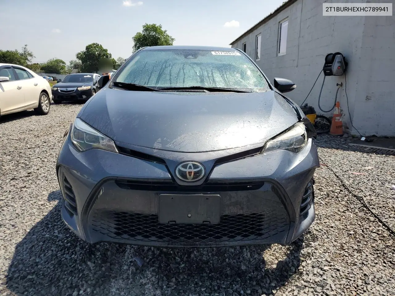 2017 Toyota Corolla L VIN: 2T1BURHEXHC789941 Lot: 61734915