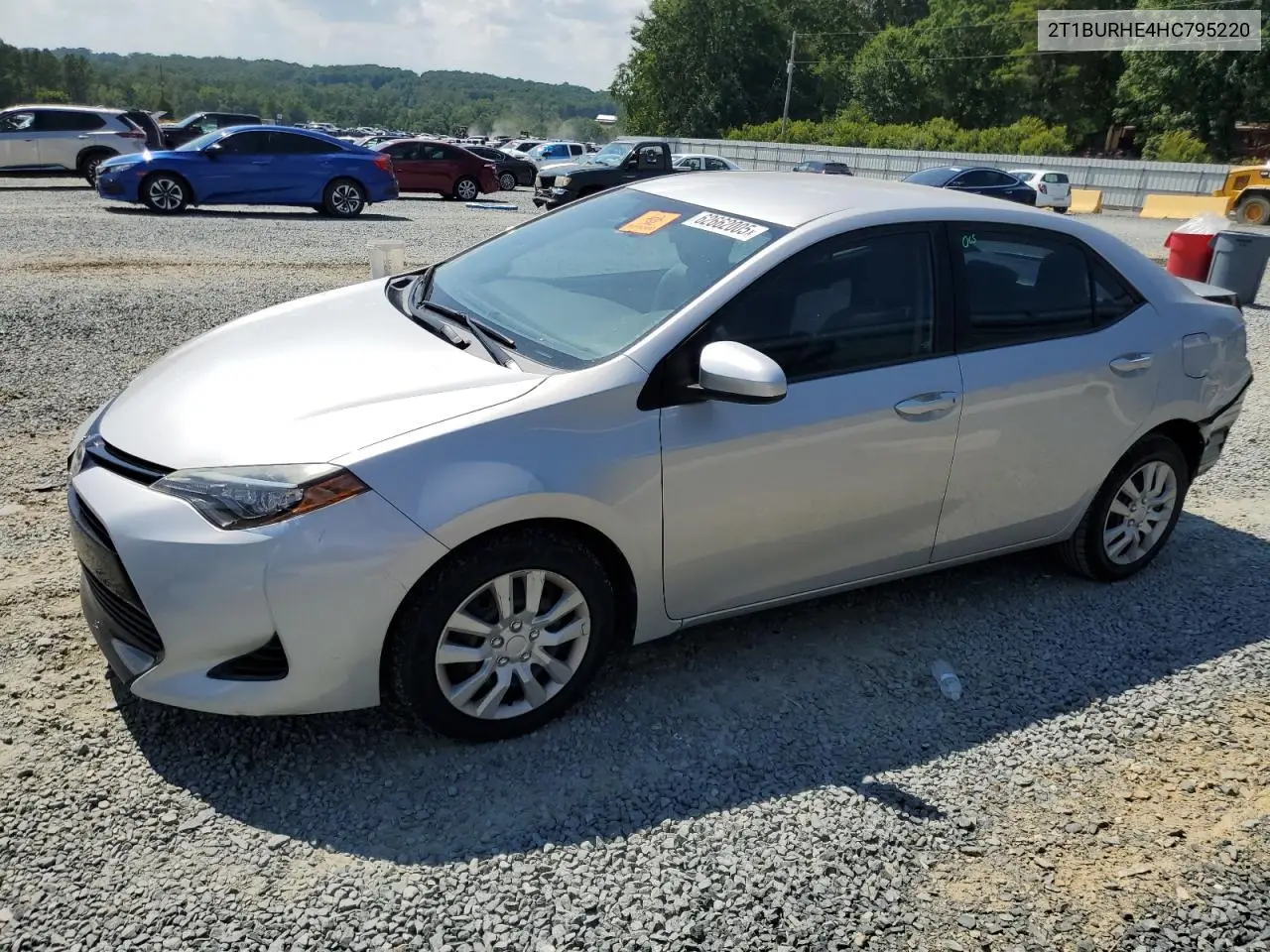2017 Toyota Corolla L VIN: 2T1BURHE4HC795220 Lot: 62662005