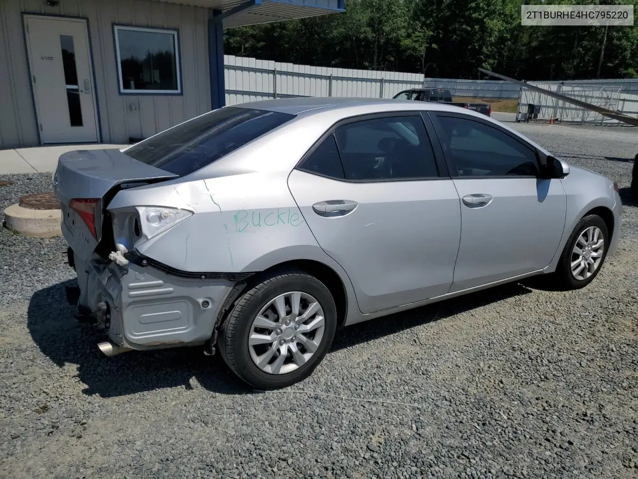 2017 Toyota Corolla L VIN: 2T1BURHE4HC795220 Lot: 62662005