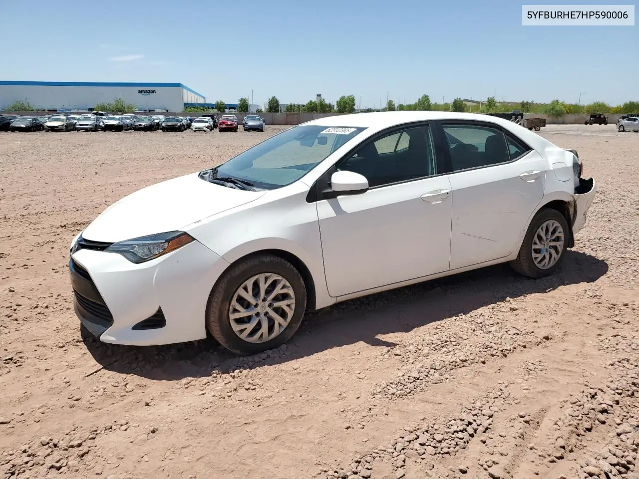 2017 Toyota Corolla L VIN: 5YFBURHE7HP590006 Lot: 62910385