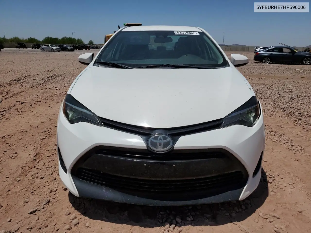 2017 Toyota Corolla L VIN: 5YFBURHE7HP590006 Lot: 62910385