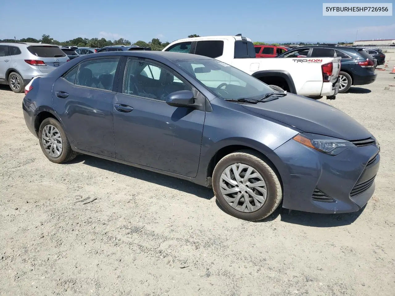 2017 Toyota Corolla L VIN: 5YFBURHE5HP726956 Lot: 62965765