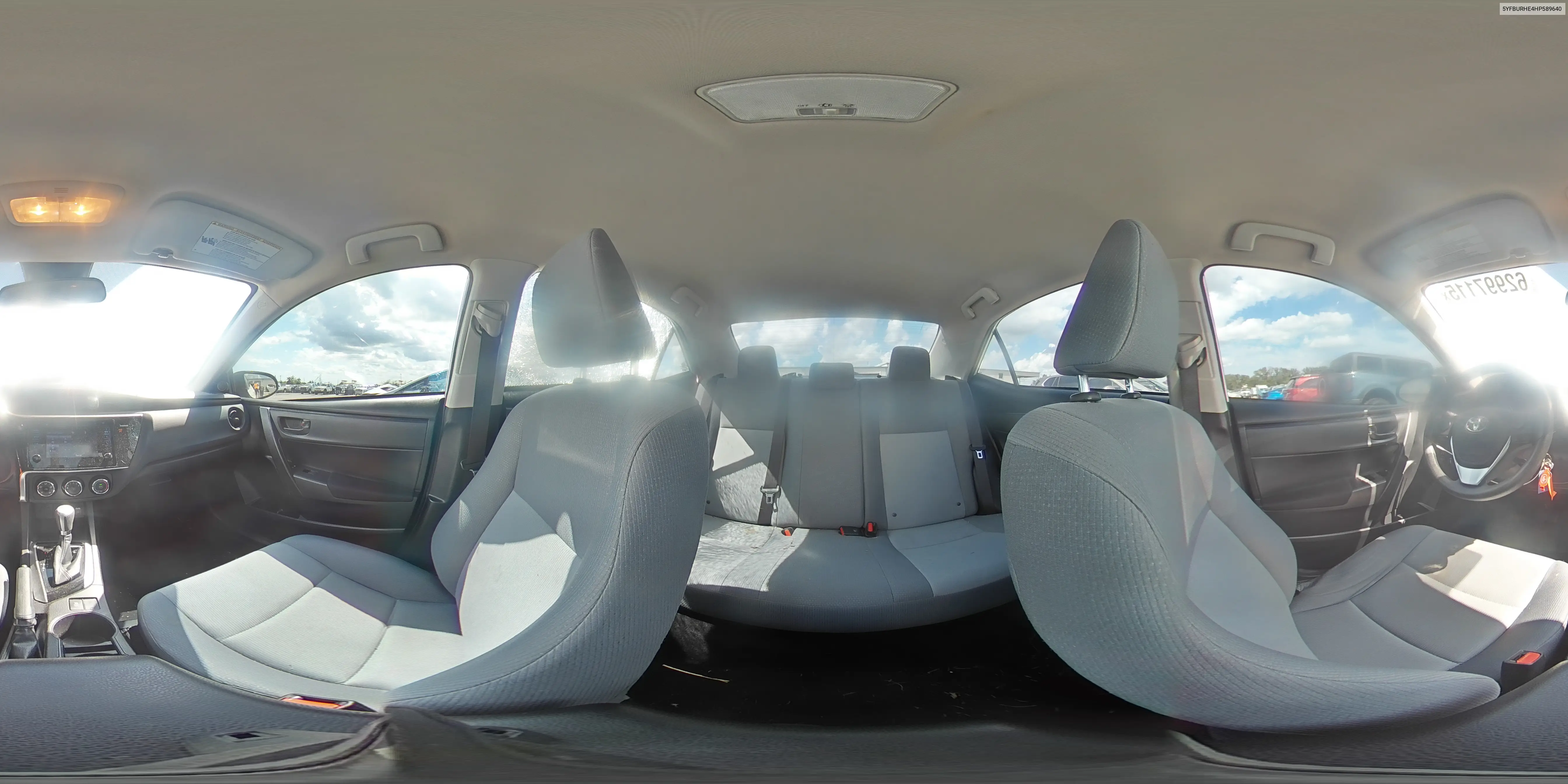 2017 Toyota Corolla L VIN: 5YFBURHE4HP589640 Lot: 62997115