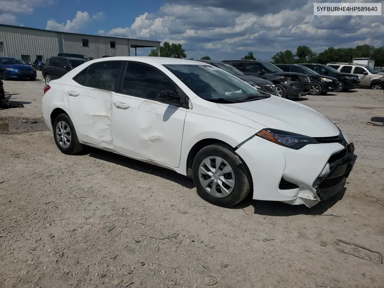 2017 Toyota Corolla L VIN: 5YFBURHE4HP589640 Lot: 62997115