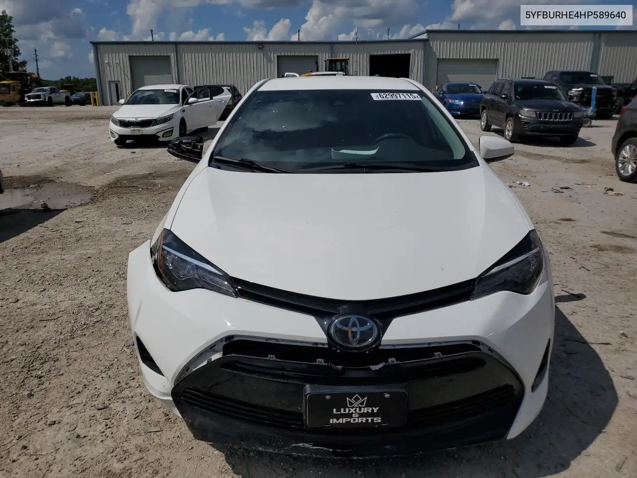 2017 Toyota Corolla L VIN: 5YFBURHE4HP589640 Lot: 62997115