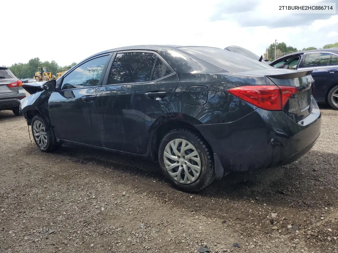 2017 Toyota Corolla L VIN: 2T1BURHE2HC886714 Lot: 63020995