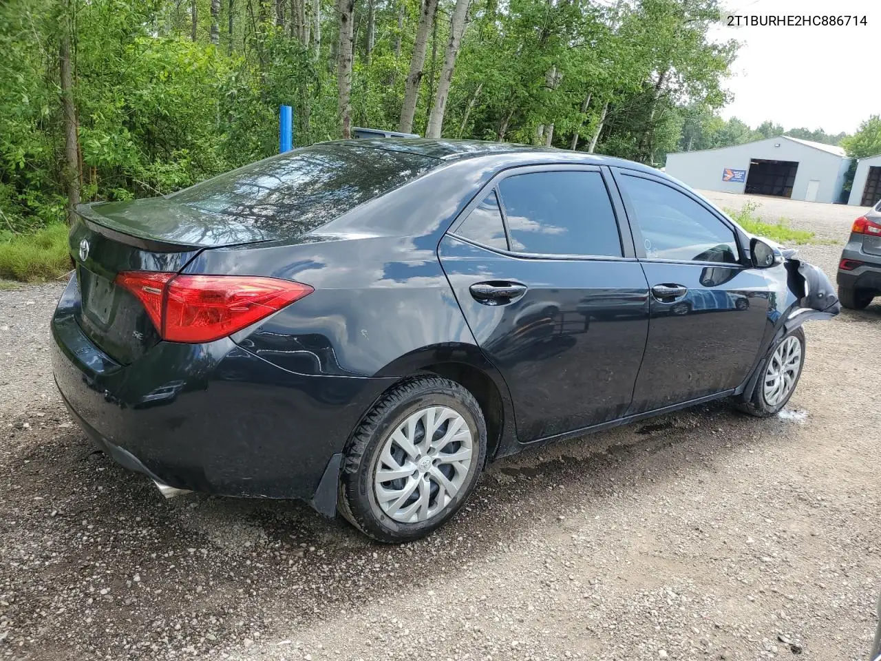 2017 Toyota Corolla L VIN: 2T1BURHE2HC886714 Lot: 63020995