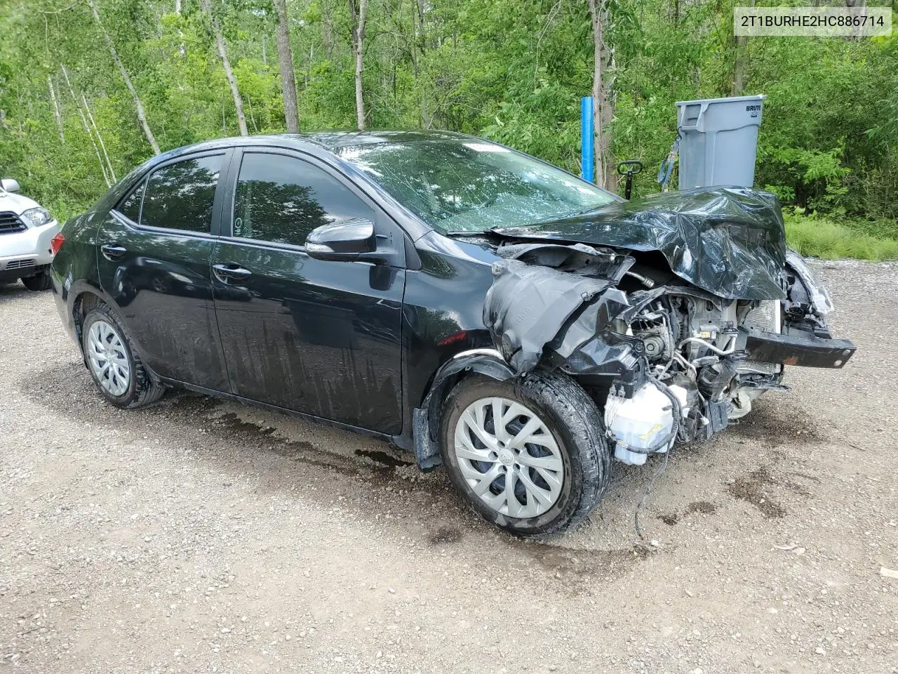 2017 Toyota Corolla L VIN: 2T1BURHE2HC886714 Lot: 63020995