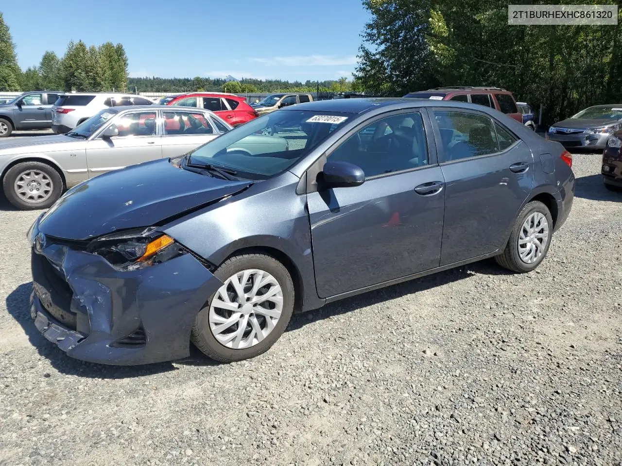 2017 Toyota Corolla L VIN: 2T1BURHEXHC861320 Lot: 63270015