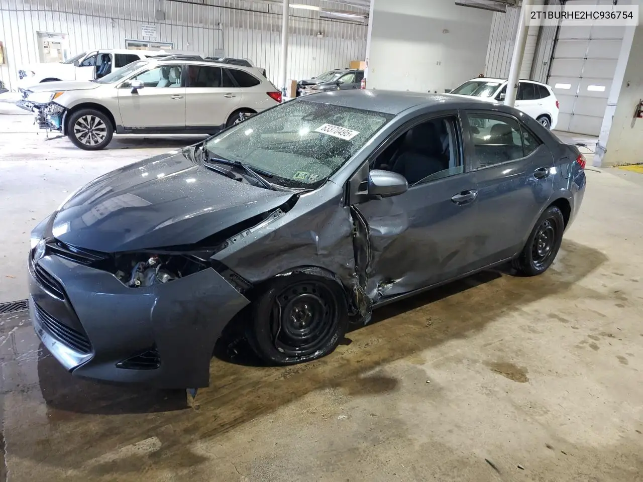 2017 Toyota Corolla L VIN: 2T1BURHE2HC936754 Lot: 63370495