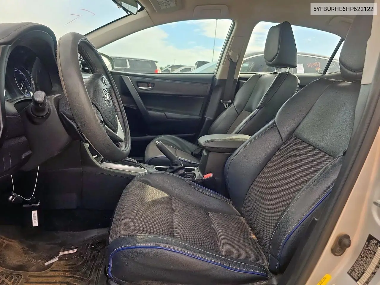 2017 Toyota Corolla L VIN: 5YFBURHE6HP622122 Lot: 63535595