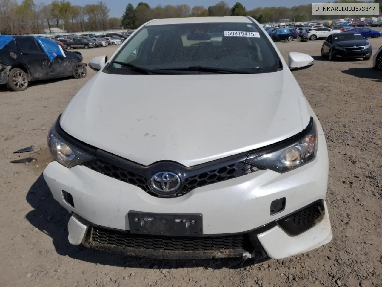 2018 Toyota Corolla Im VIN: JTNKARJE0JJ573847 Lot: 50879475