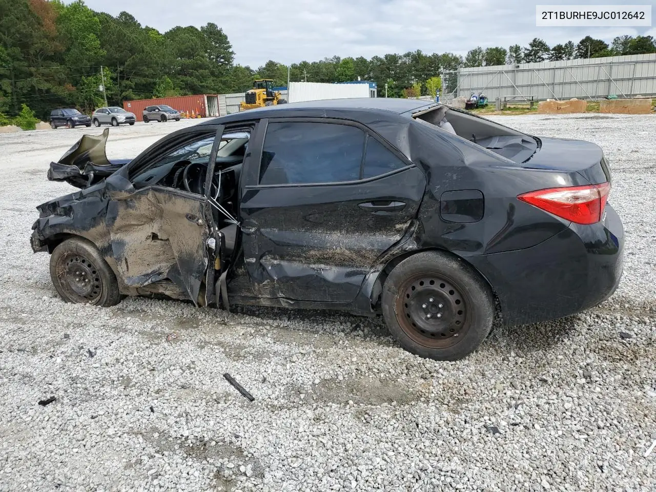 2018 Toyota Corolla L VIN: 2T1BURHE9JC012642 Lot: 58707065