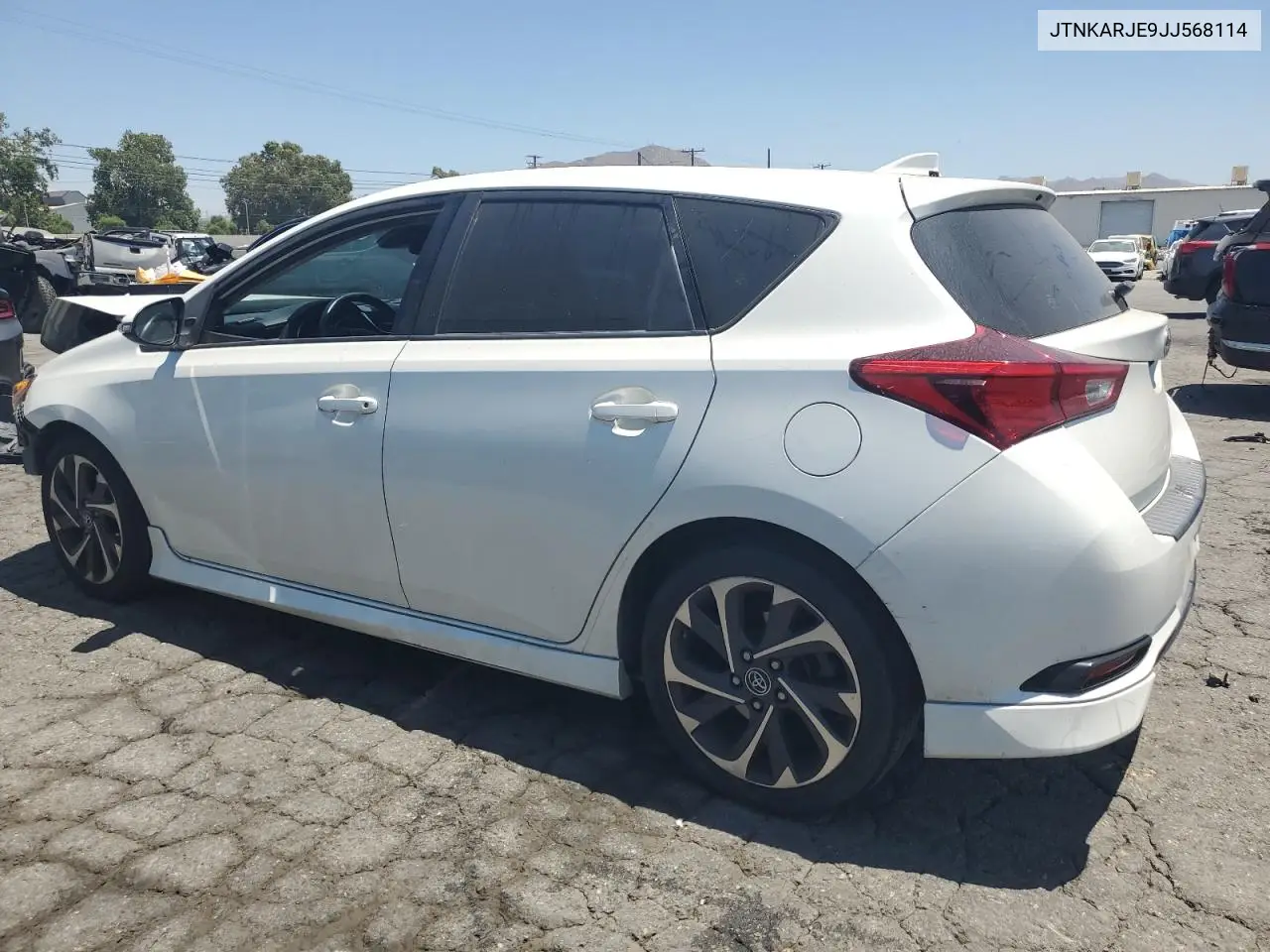 2018 Toyota Corolla Im VIN: JTNKARJE9JJ568114 Lot: 62916715