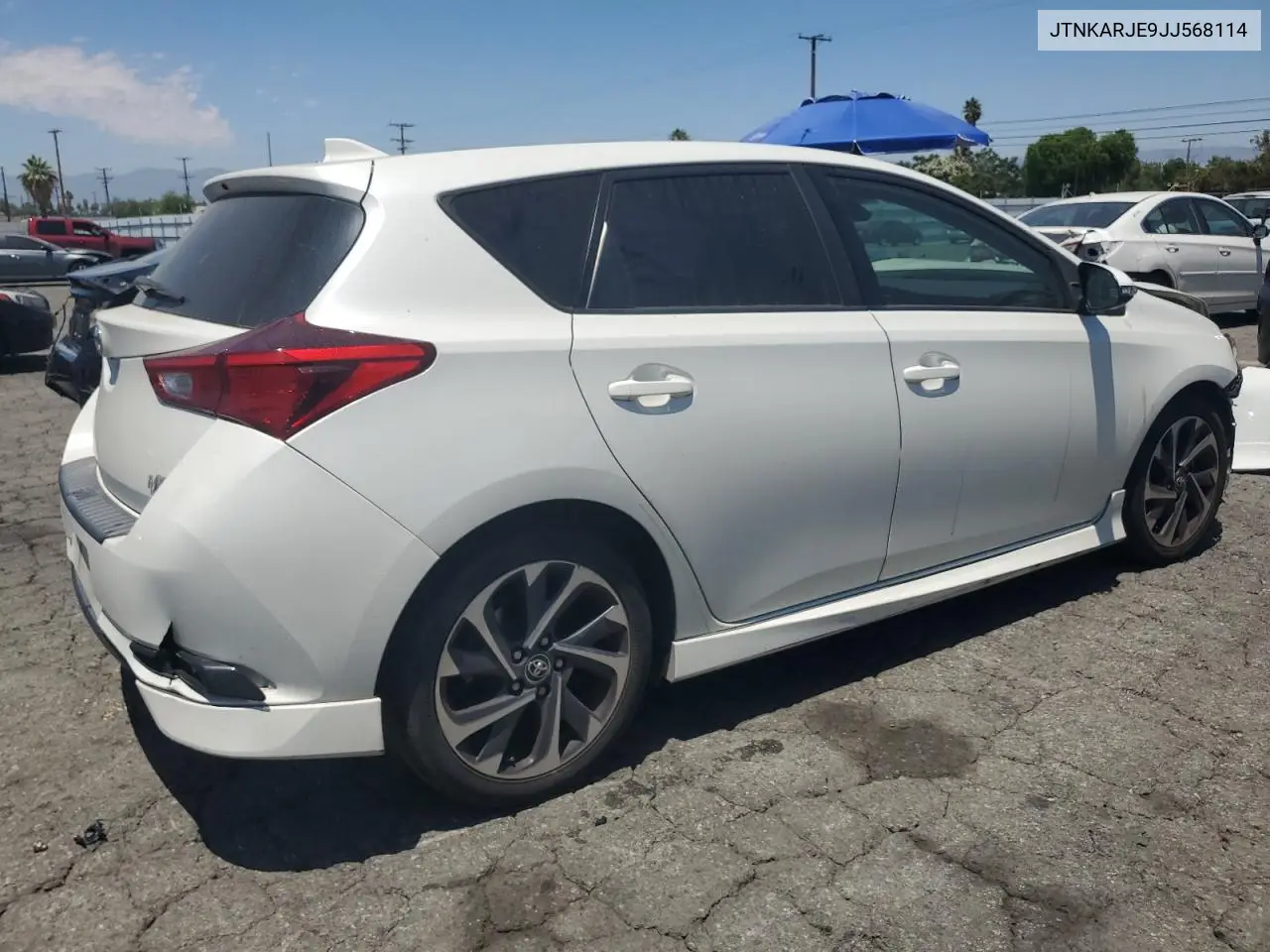 2018 Toyota Corolla Im VIN: JTNKARJE9JJ568114 Lot: 62916715