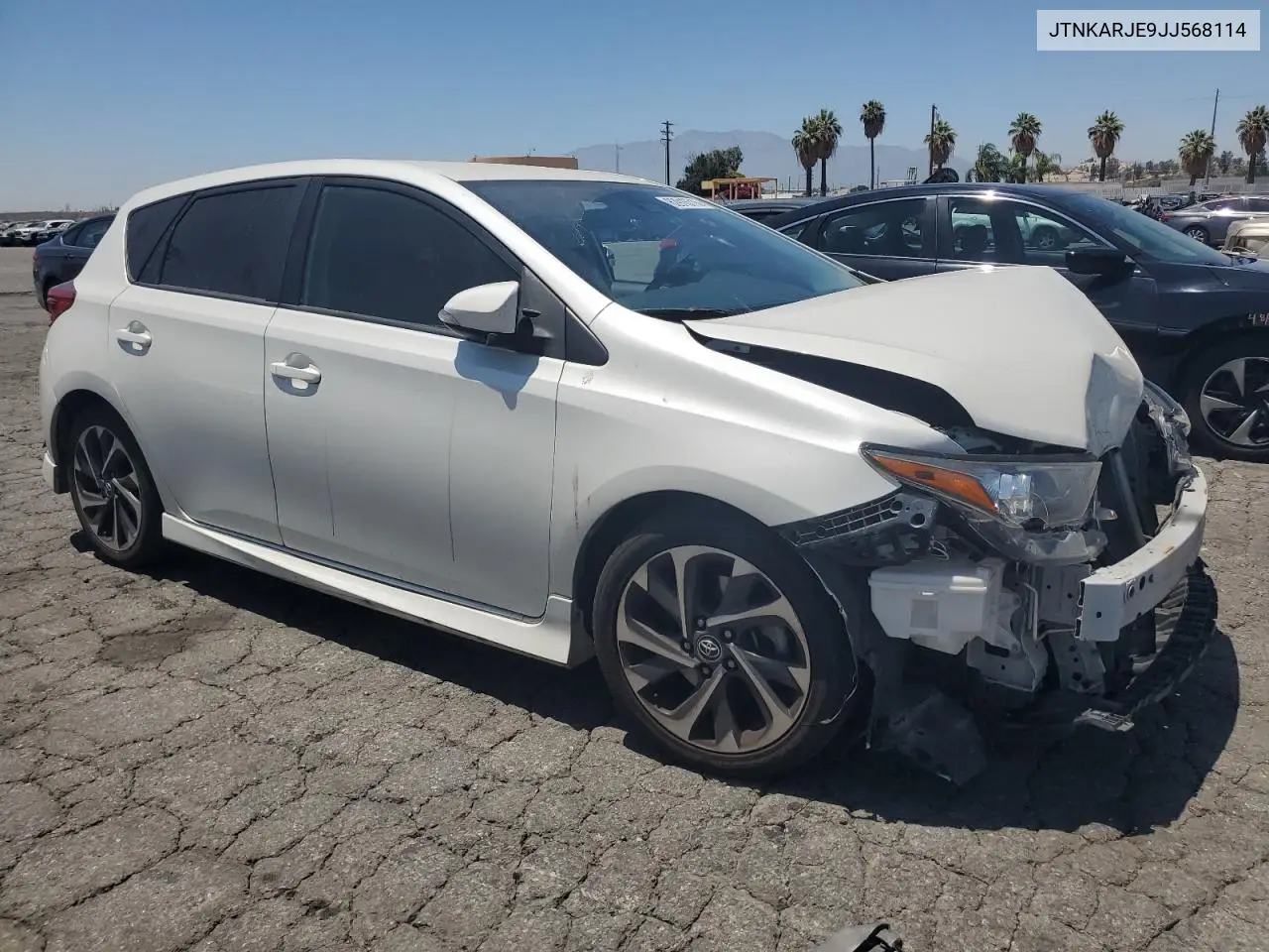 2018 Toyota Corolla Im VIN: JTNKARJE9JJ568114 Lot: 62916715