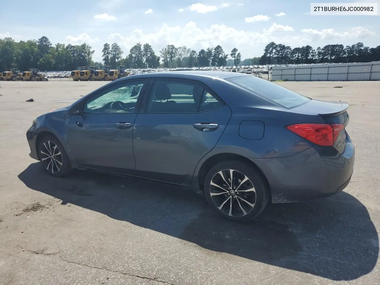 2018 Toyota Corolla L VIN: 2T1BURHE6JC000982 Lot: 63018655