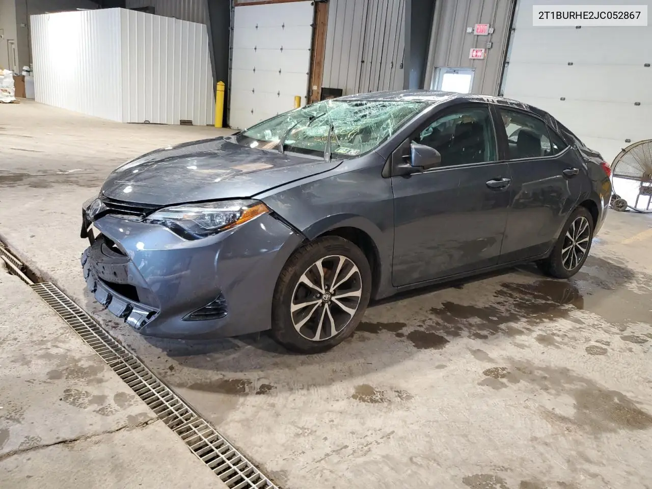 2018 Toyota Corolla L VIN: 2T1BURHE2JC052867 Lot: 63064785