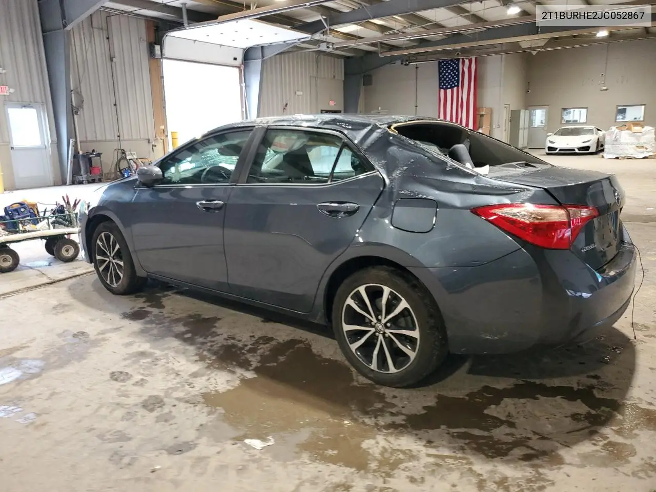 2018 Toyota Corolla L VIN: 2T1BURHE2JC052867 Lot: 63064785