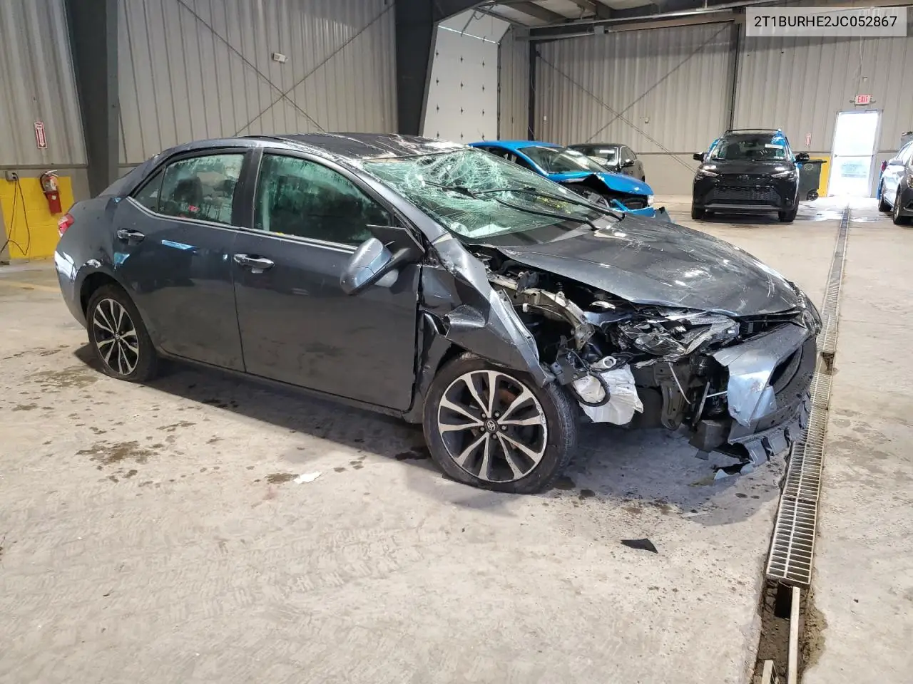 2018 Toyota Corolla L VIN: 2T1BURHE2JC052867 Lot: 63064785