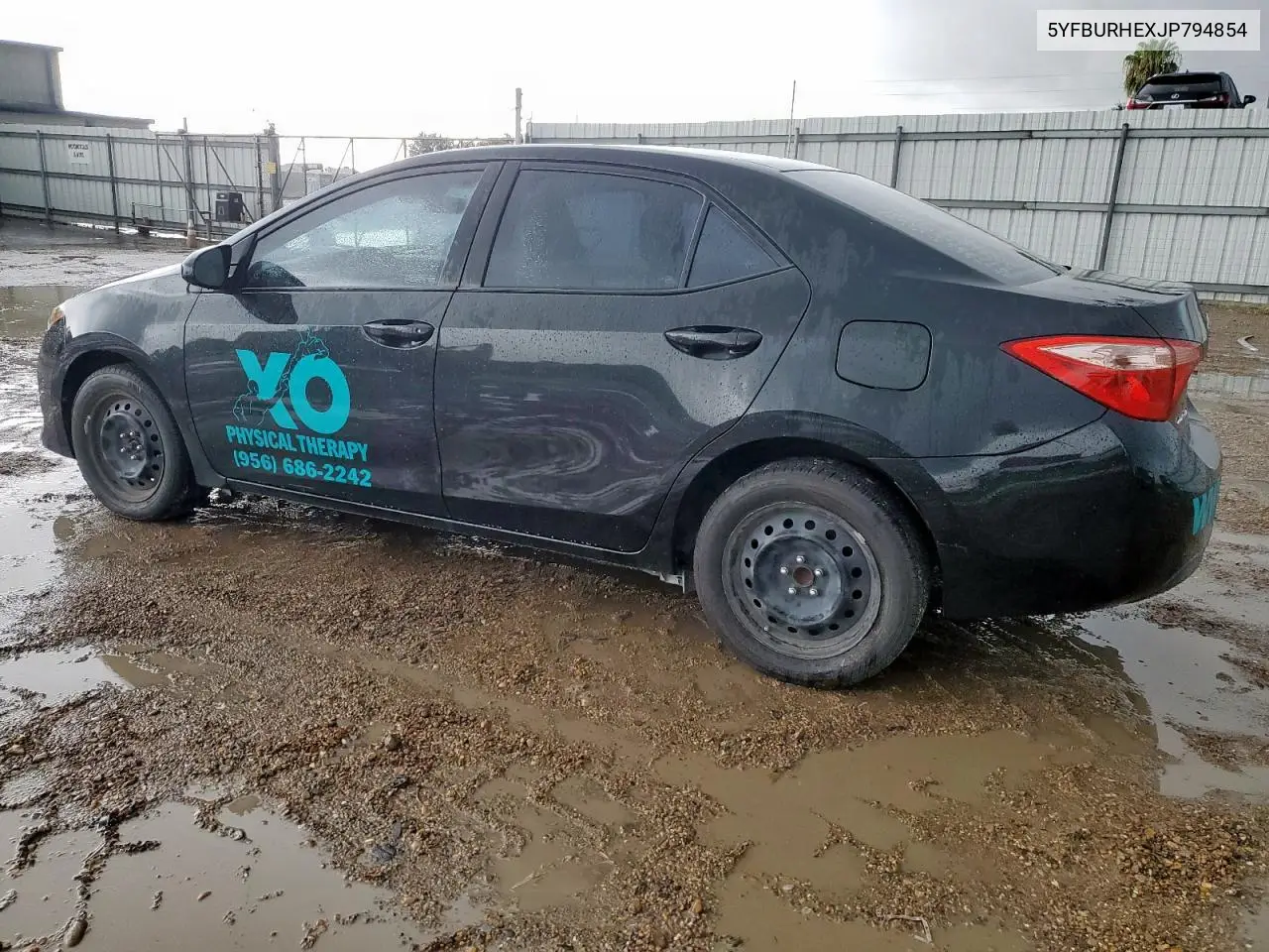 2018 Toyota Corolla L VIN: 5YFBURHEXJP794854 Lot: 63098305