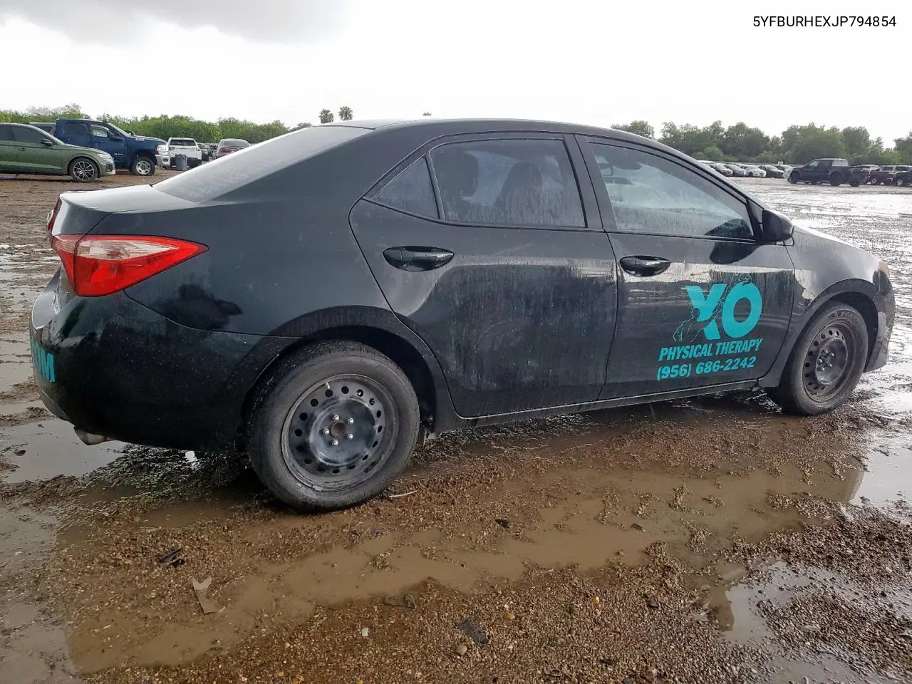 2018 Toyota Corolla L VIN: 5YFBURHEXJP794854 Lot: 63098305