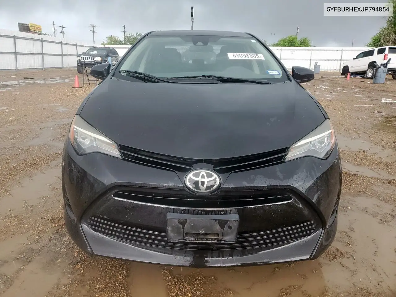 2018 Toyota Corolla L VIN: 5YFBURHEXJP794854 Lot: 63098305