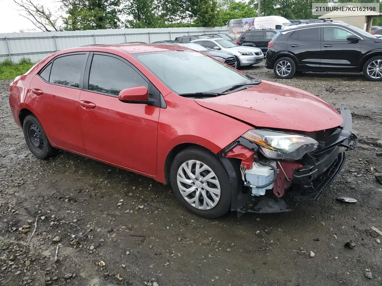 2019 Toyota Corolla L VIN: 2T1BURHE7KC162198 Lot: 56483805