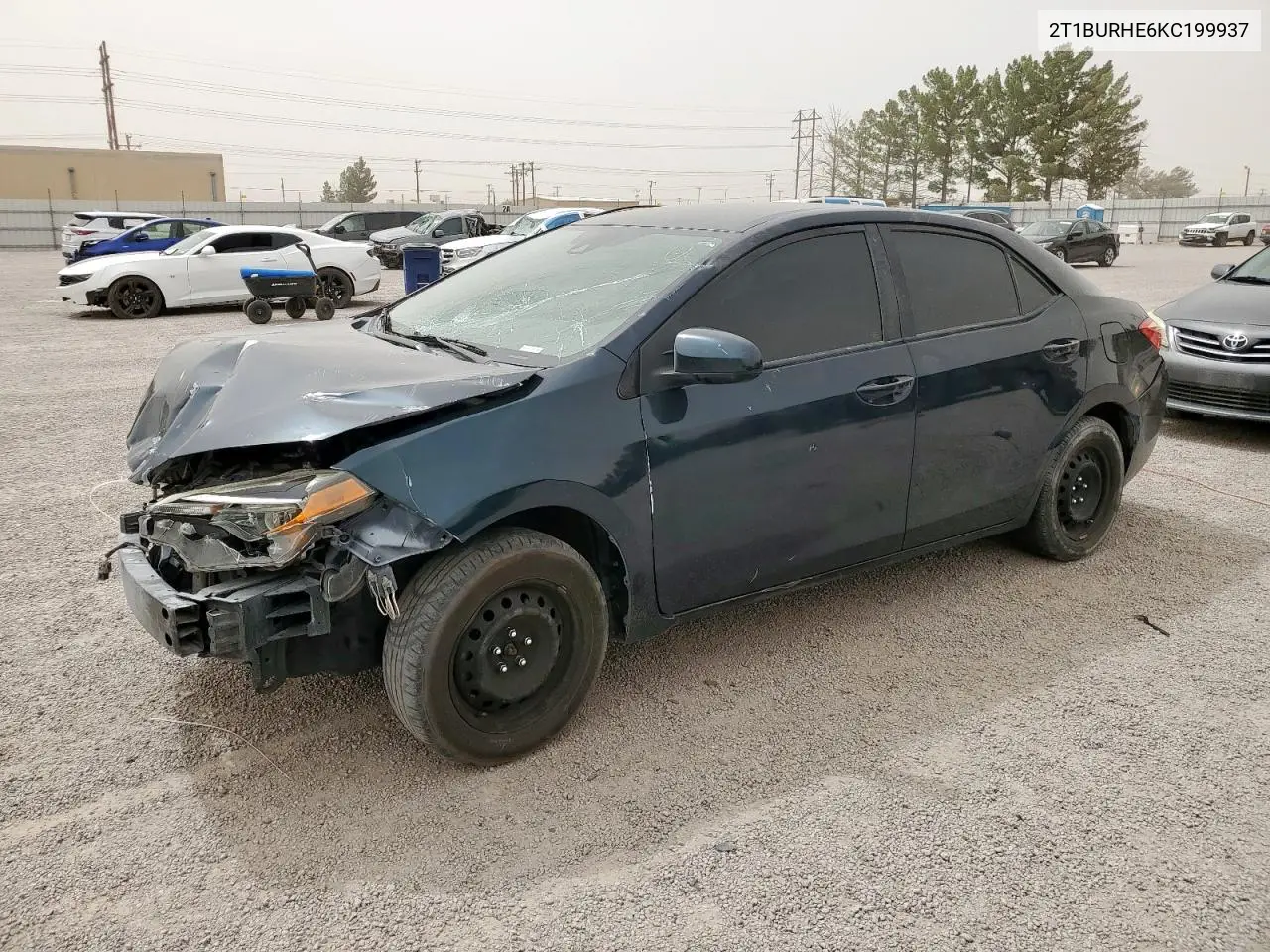 2019 Toyota Corolla L VIN: 2T1BURHE6KC199937 Lot: 56992815