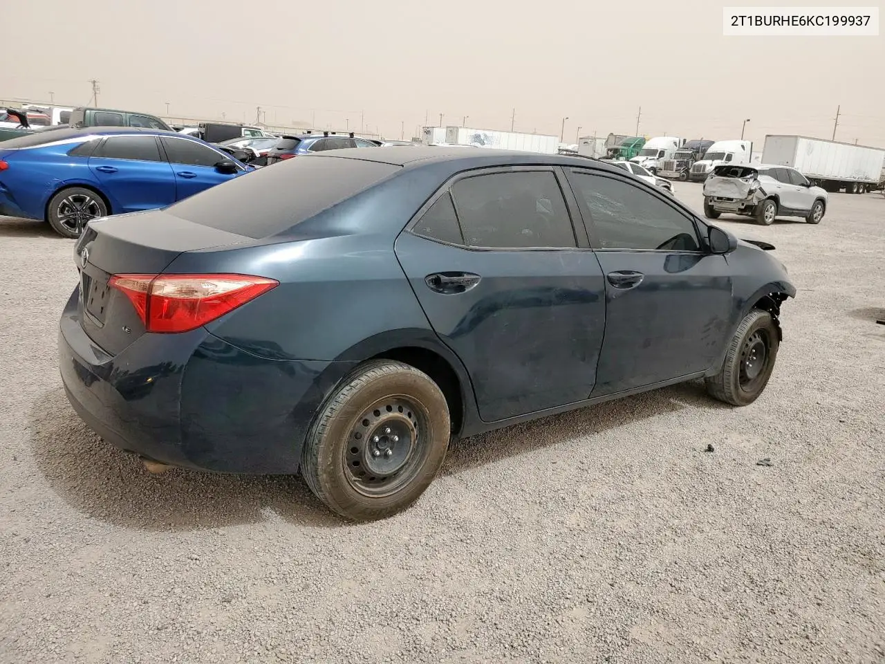 2019 Toyota Corolla L VIN: 2T1BURHE6KC199937 Lot: 56992815