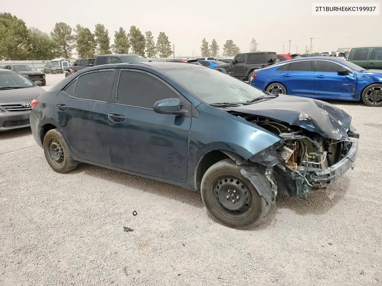 2019 Toyota Corolla L VIN: 2T1BURHE6KC199937 Lot: 56992815