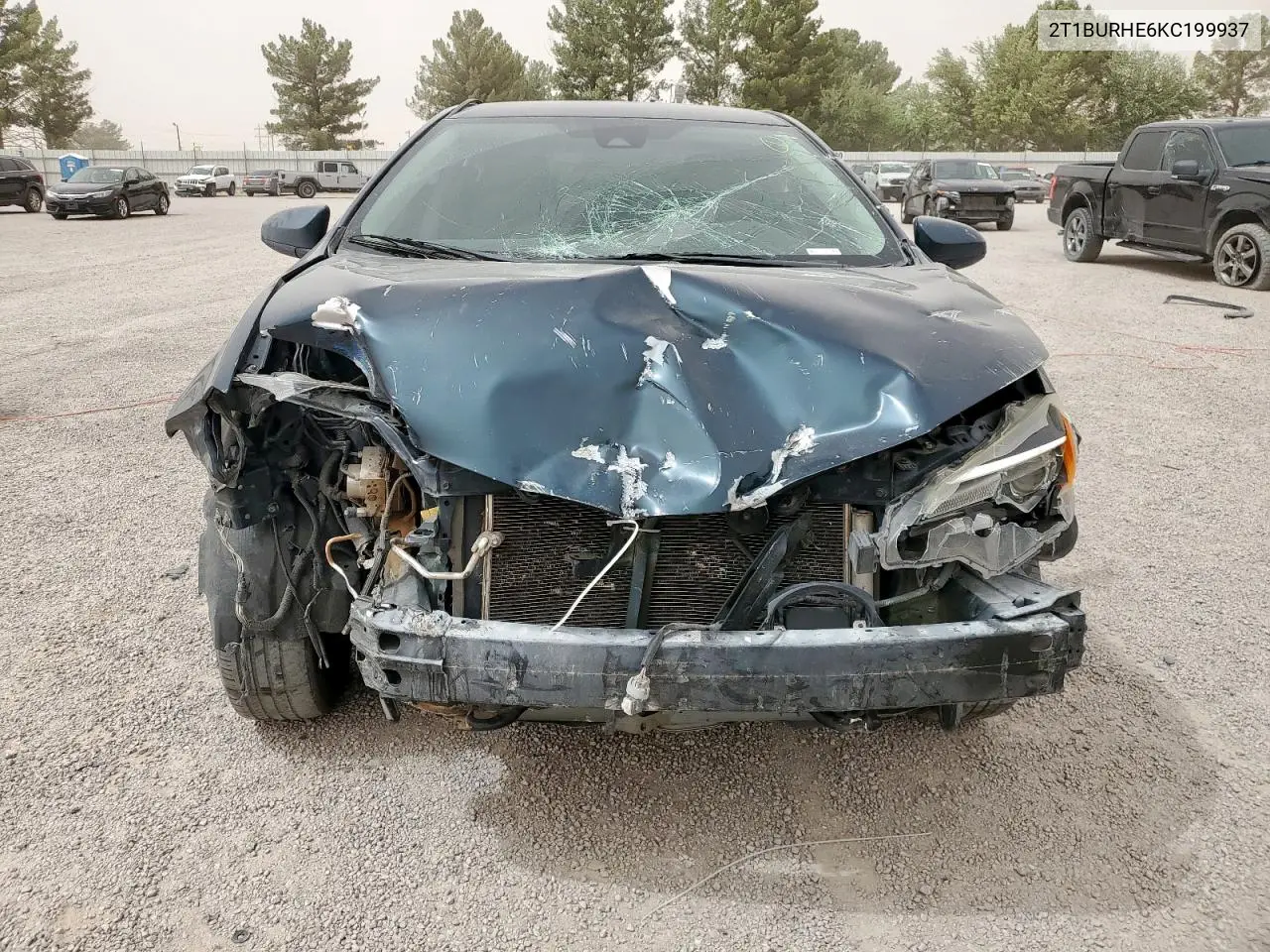 2019 Toyota Corolla L VIN: 2T1BURHE6KC199937 Lot: 56992815