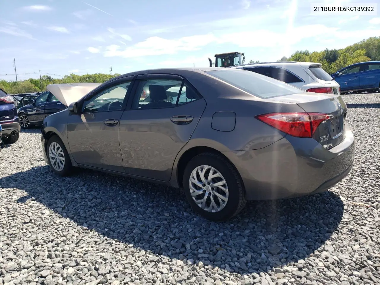 2t1burhe6kc189392 2T1BURHE6KC189392 2019 Toyota Corolla L