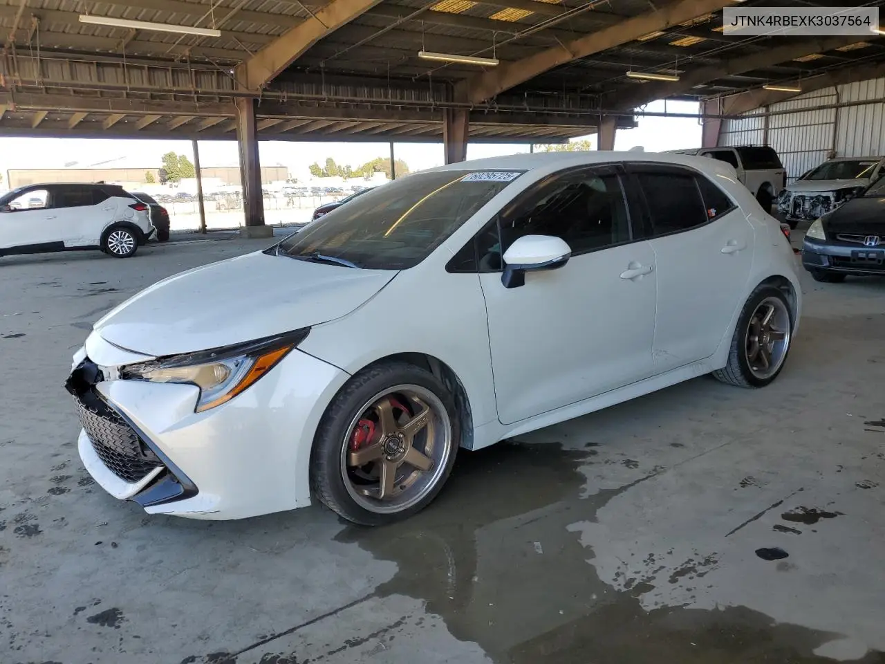 2019 Toyota Corolla Se VIN: JTNK4RBEXK3037564 Lot: 60295725