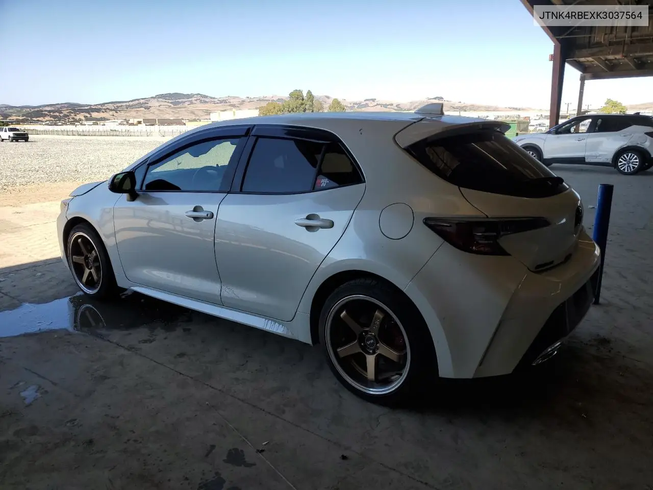 2019 Toyota Corolla Se VIN: JTNK4RBEXK3037564 Lot: 60295725