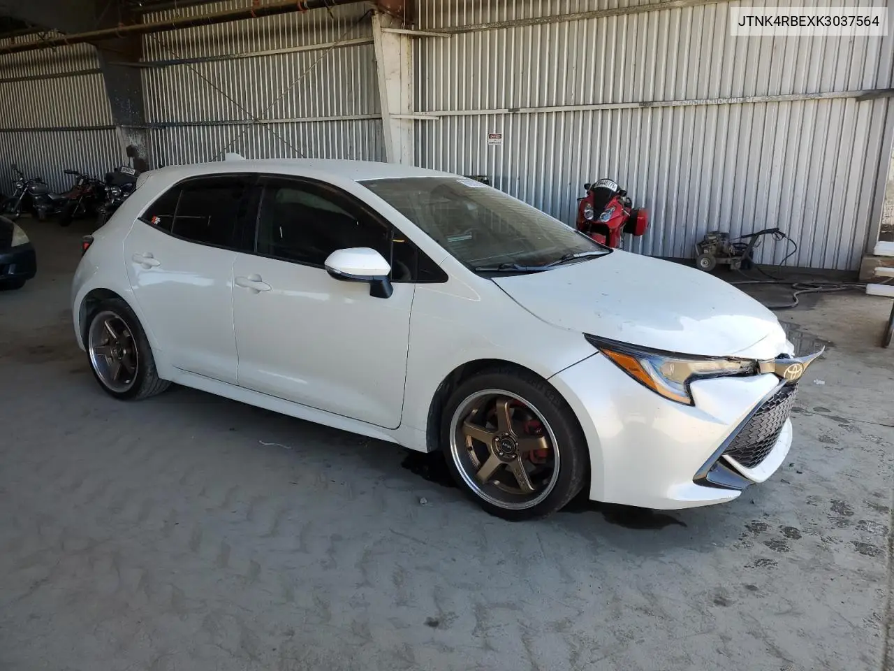 2019 Toyota Corolla Se VIN: JTNK4RBEXK3037564 Lot: 60295725