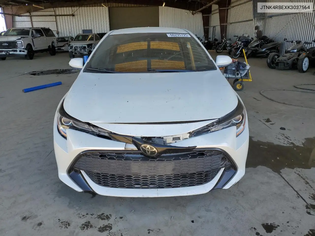 2019 Toyota Corolla Se VIN: JTNK4RBEXK3037564 Lot: 60295725