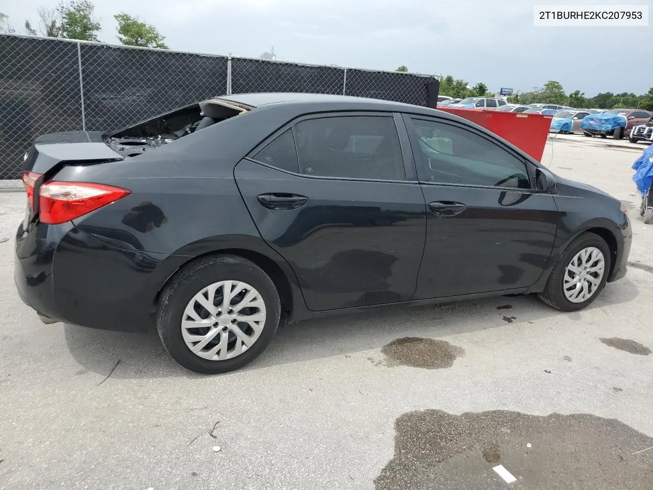 2019 Toyota Corolla L VIN: 2T1BURHE2KC207953 Lot: 62748675