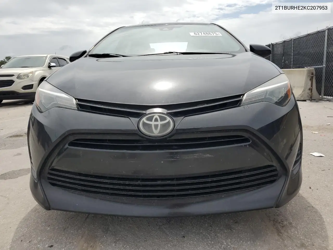 2019 Toyota Corolla L VIN: 2T1BURHE2KC207953 Lot: 62748675