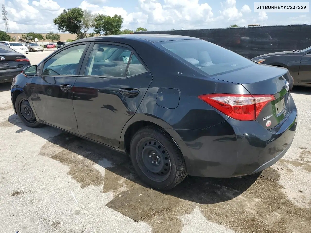 2019 Toyota Corolla L VIN: 2T1BURHEXKC237329 Lot: 62900785